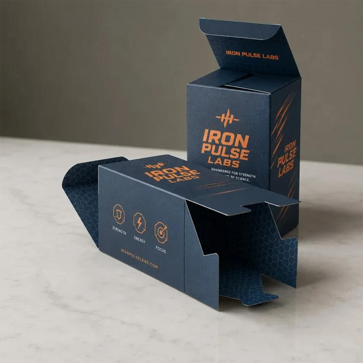 Folding box with secure auto bottom