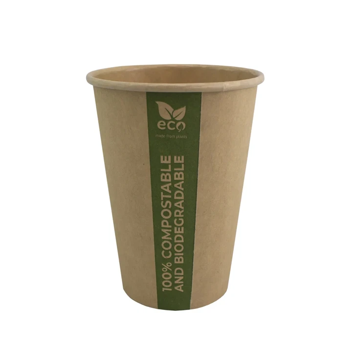 PLA-lined paper cup for cold drinks