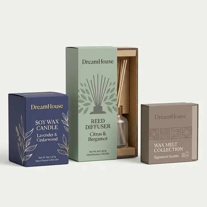 Box collection for candles and fragrance products