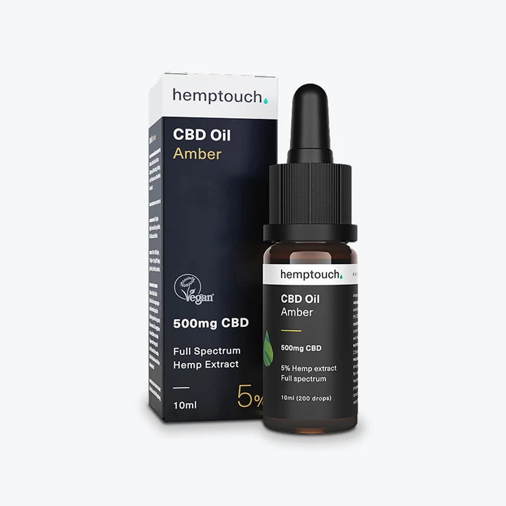 CBD oil bottle box with fitted insert