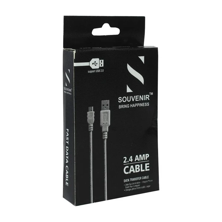 Compact printed boxes for chargers and cables