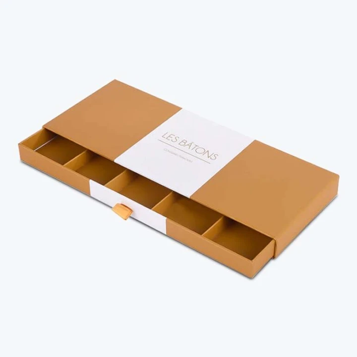Elegant printed box for chocolates