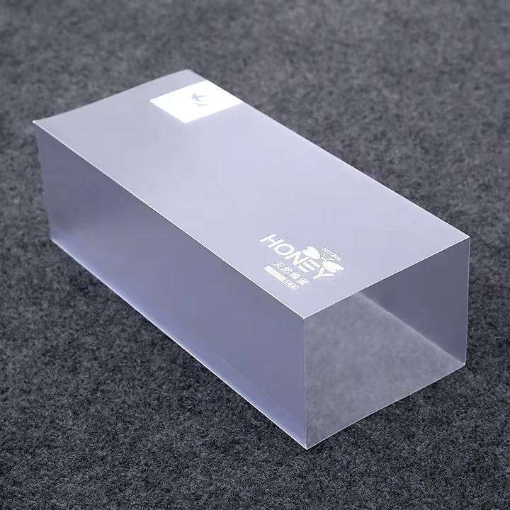 Clear PVC sleeve around retail box