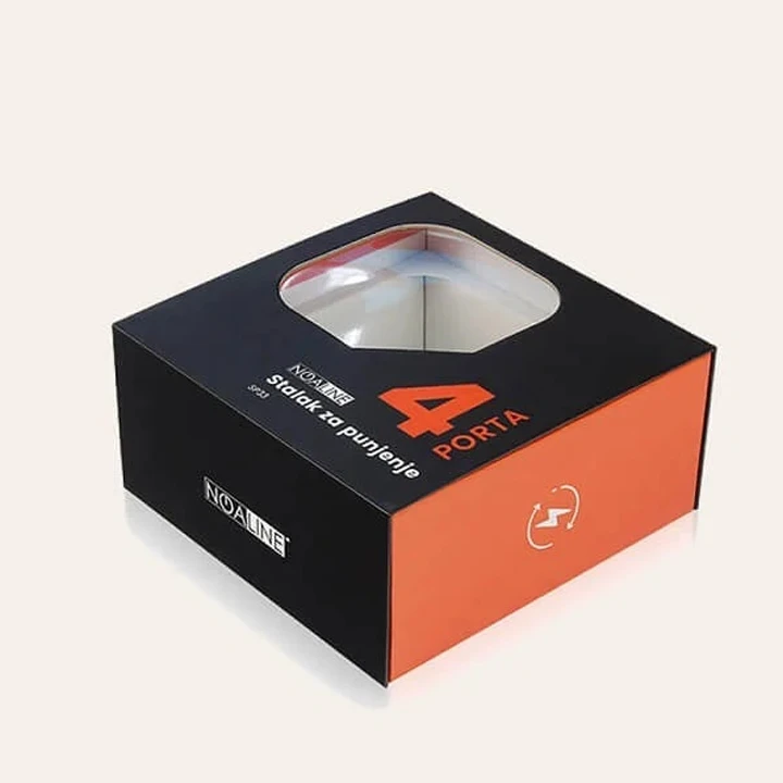 Product box with clear display window