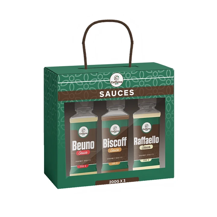Small box for condiment sauce containers