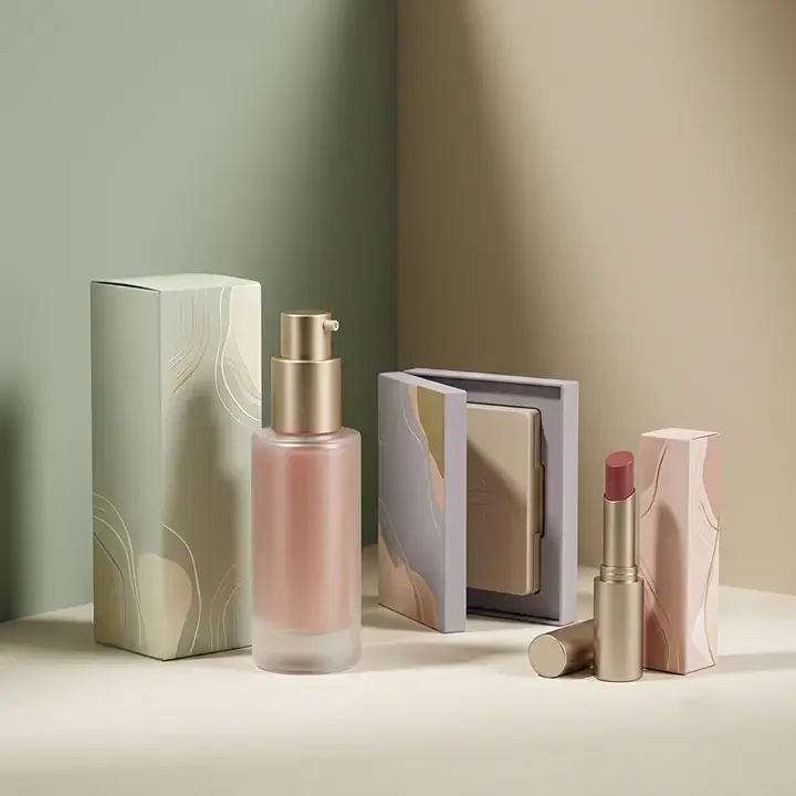 Cosmetic packaging box options collection