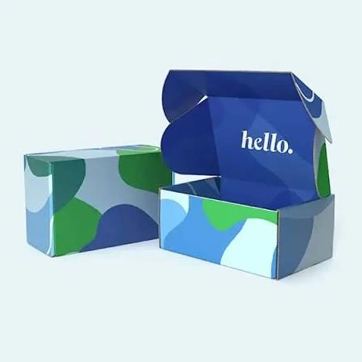 Craft supplies box with neat compact shape