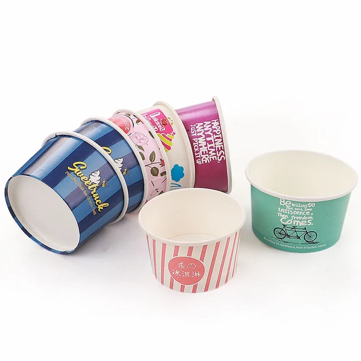 Small paper cup for desserts