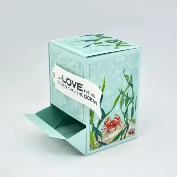 Edible dispenser box with easy-access opening