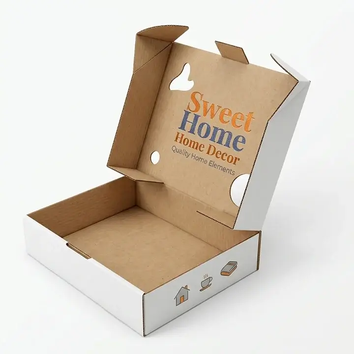Ear-lock and buckle mailer box with a secure and easy-to-close design