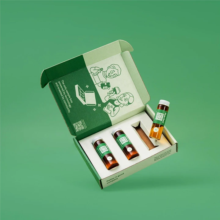Kraft pharma boxes with natural printed finish
