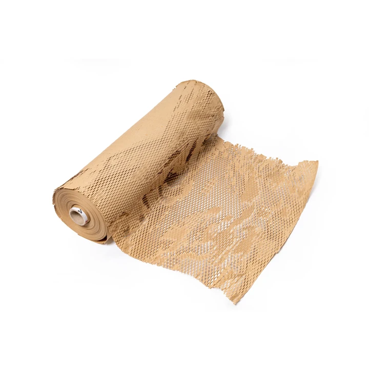 Recycled kraft wrapping paper rolls