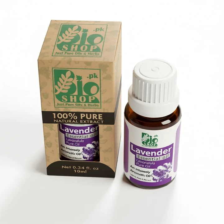 Small printed box for essential oil bottle