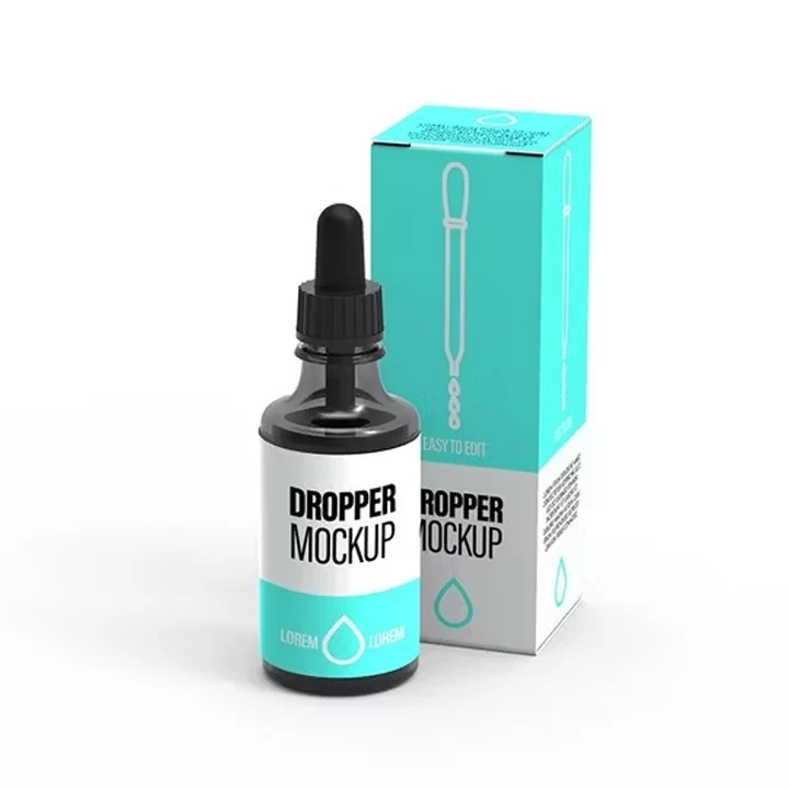 Essential oil dropper box packaging