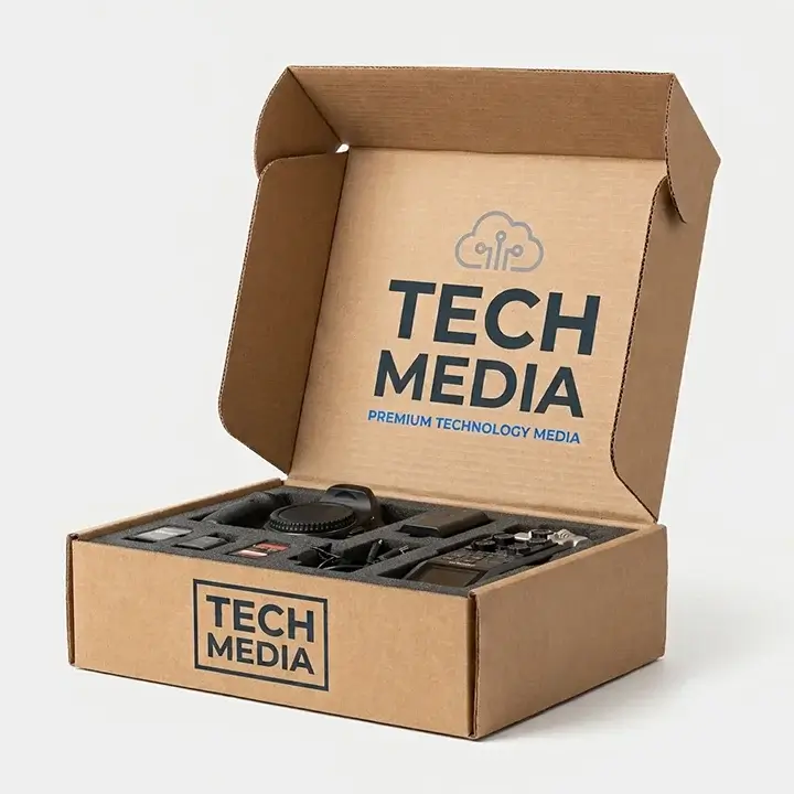Mailer box with a custom foam insert to keep products secure