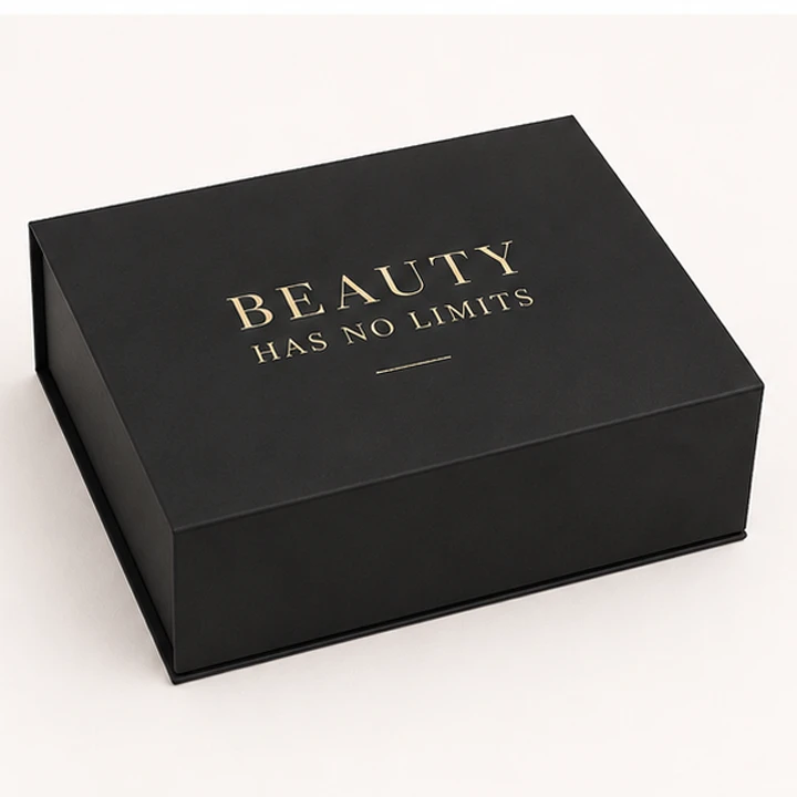 Luxury foil stamped beauty box