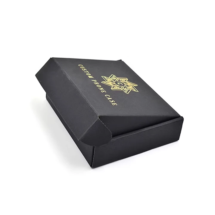 Supplement boxes with metallic foil stamped finish