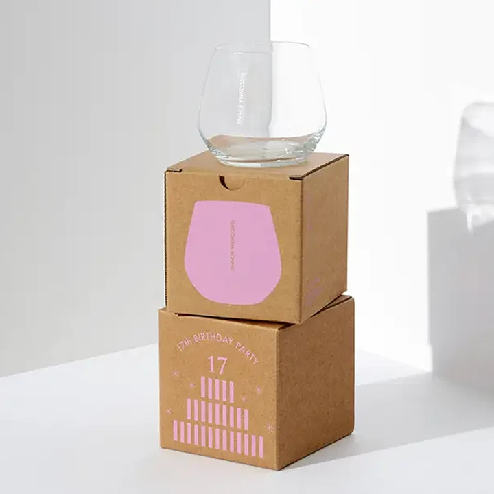Protective box with cushioned fragile item insert