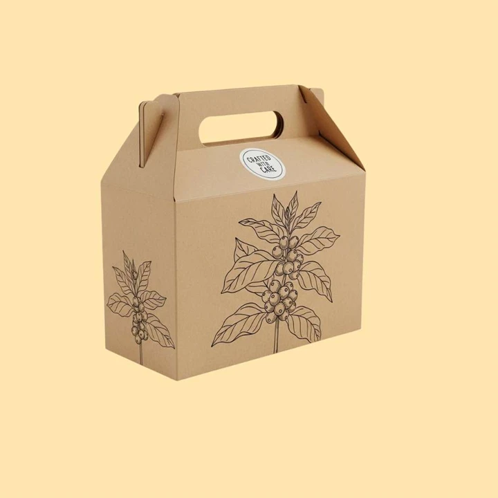 Gable box with integrated carrying handle