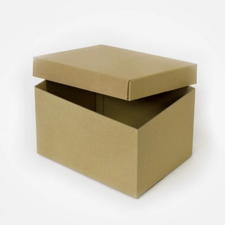 Open carton with half-length top flaps