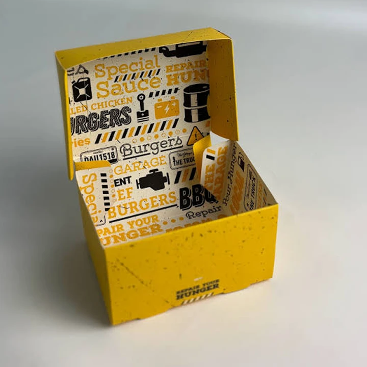 Heavy cardstock box with sturdy structure