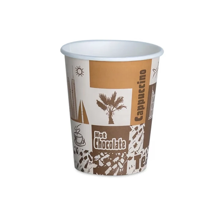 Sturdy paper cup for hot beverages