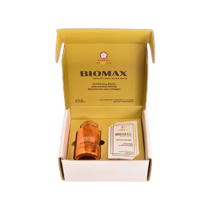 Printed herbal supplement boxes with natural design