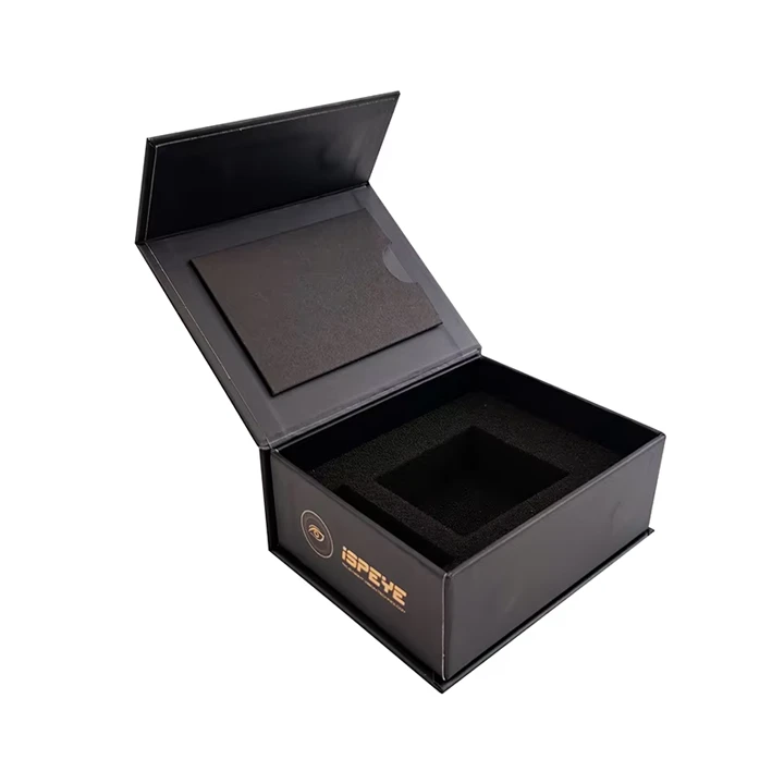 Premium rigid box with fitted electronics insert
