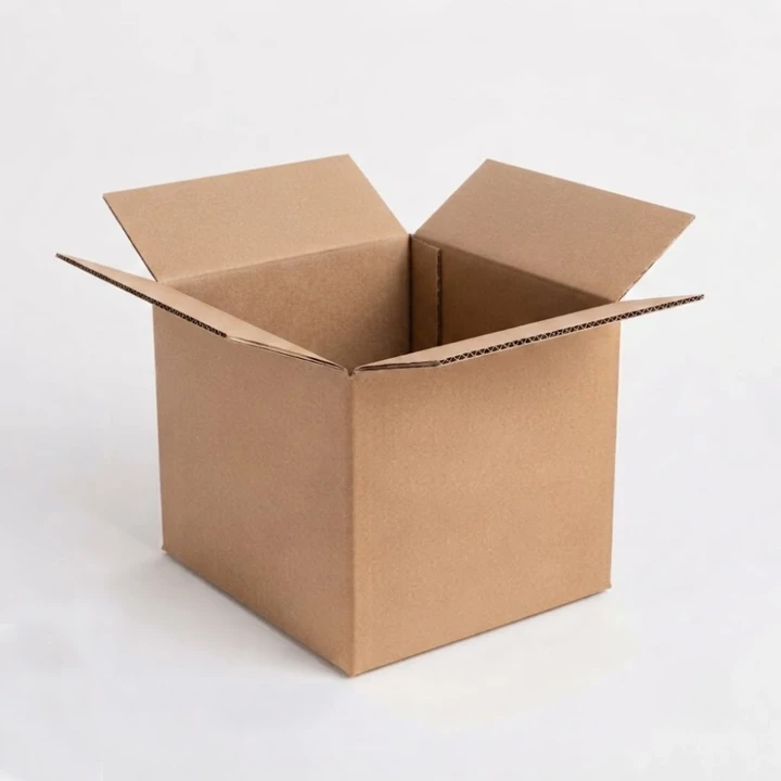 Household goods box with sturdy rectangular shape