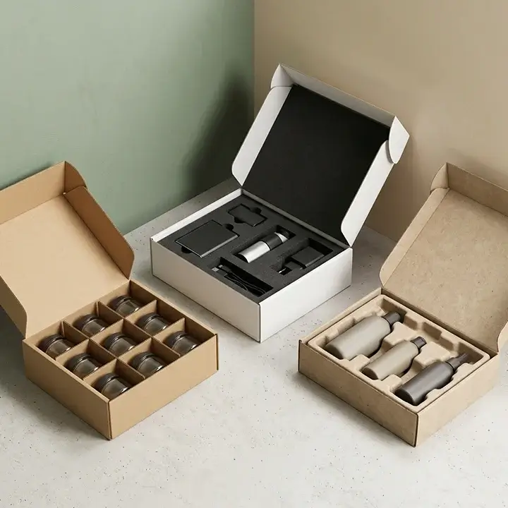 Custom packaging inserts and box dividers options