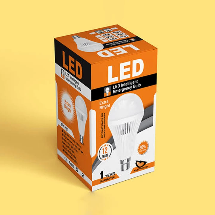 Illuminated display box with LED lighting