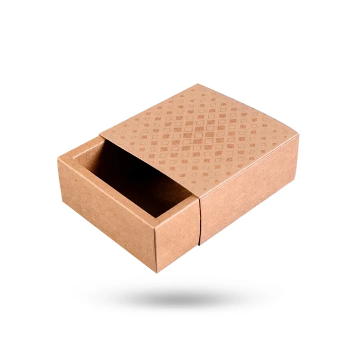 Natural kraft sleeve around paper box