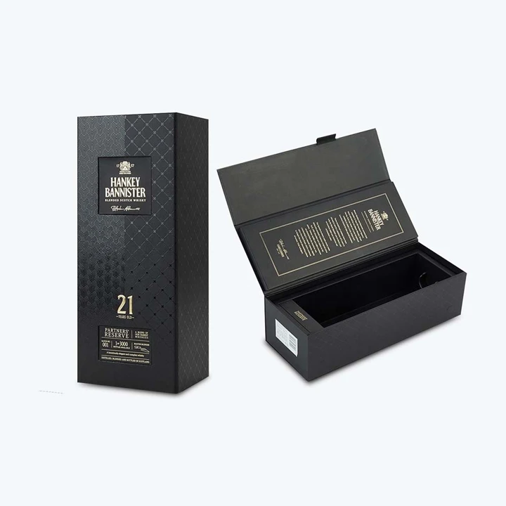 Premium box for liquor bottles