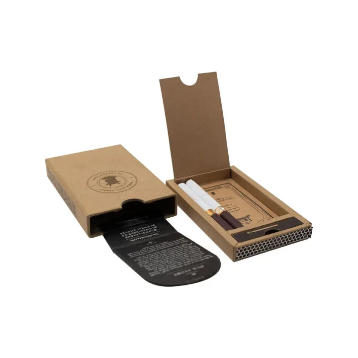 Rigid cannabis box with magnetic flap closure