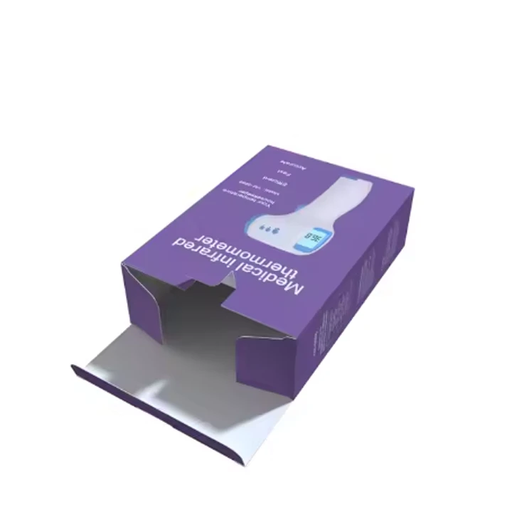 Printed medical device boxes with protective structure