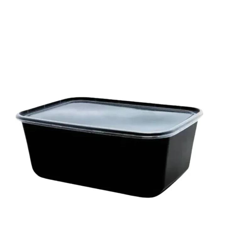 Lidded container for microwave-ready food