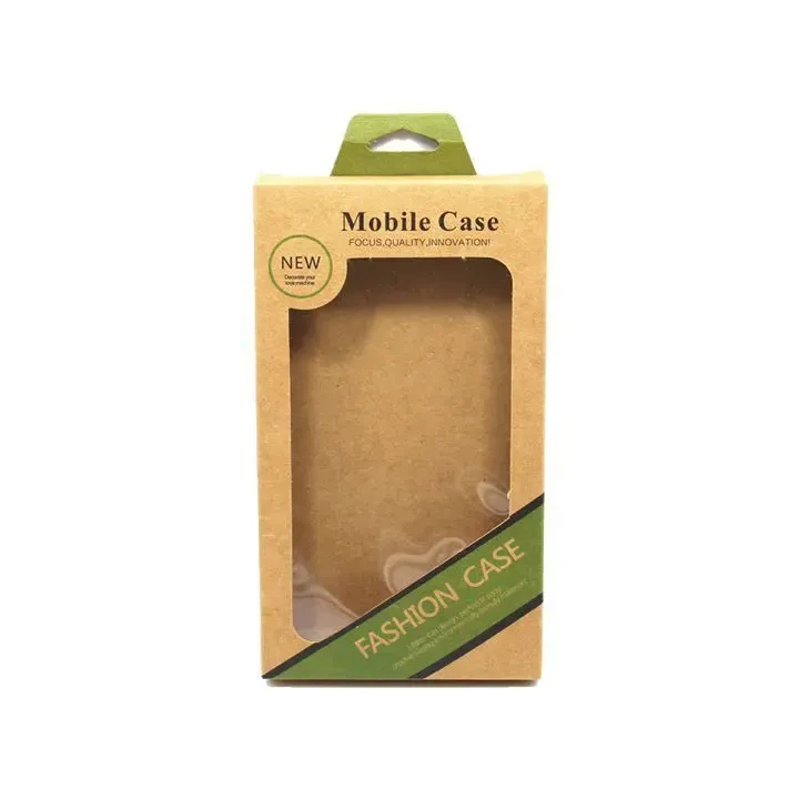 Printed box displaying mobile accessories