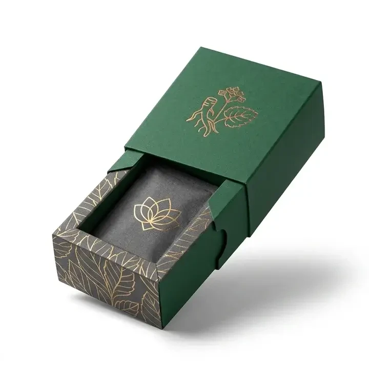 Printed nutraceutical boxes with clean folding design