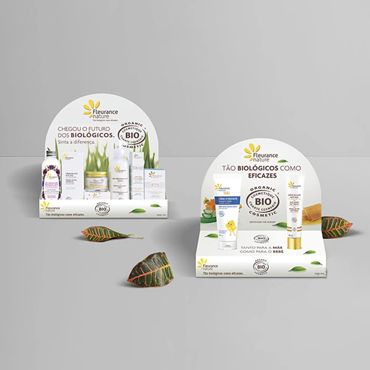 Natural kraft cosmetic packaging box