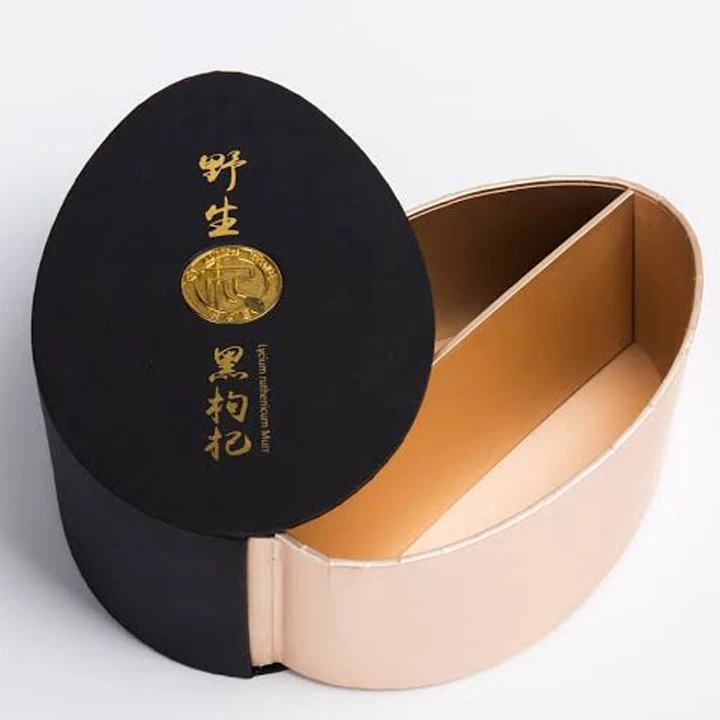 Oval boxes with smooth rounded edges