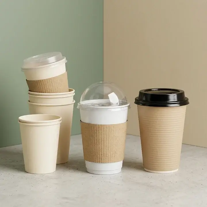 Custom printed paper cups for beverages