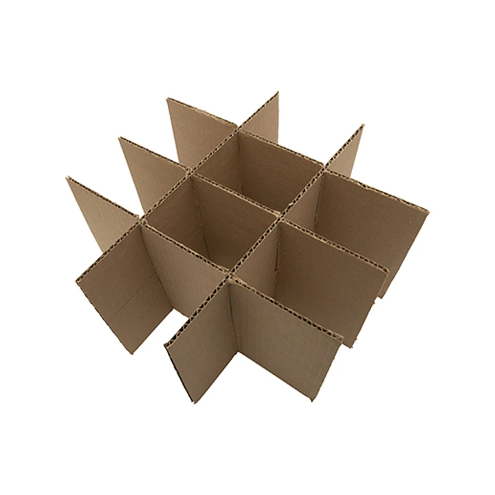 Kraft box divider with partition cells