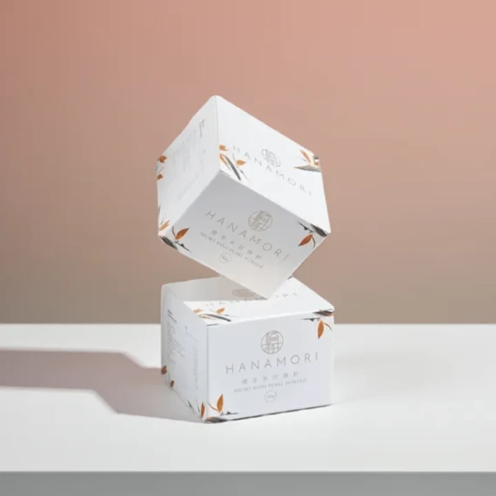 Personal care box with clean elegant finish