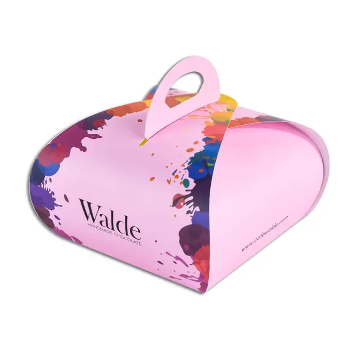 Printed bakery box with custom branding