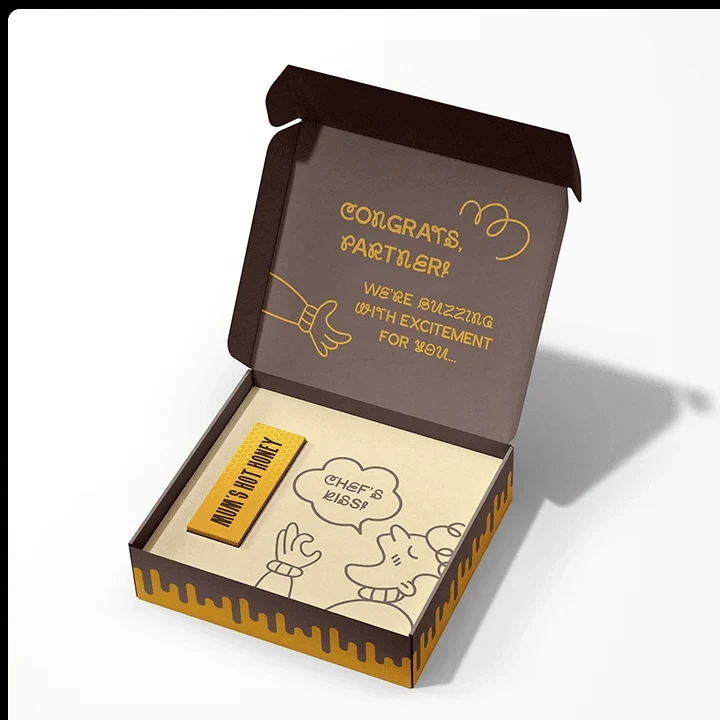 Branded promotional event gift box