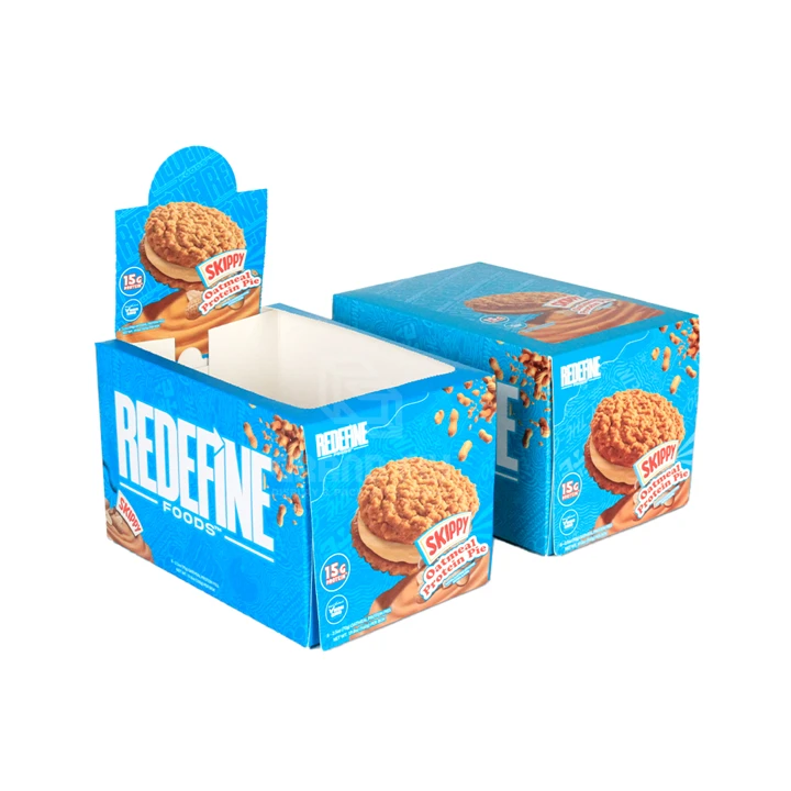 Retail shelf box with open front