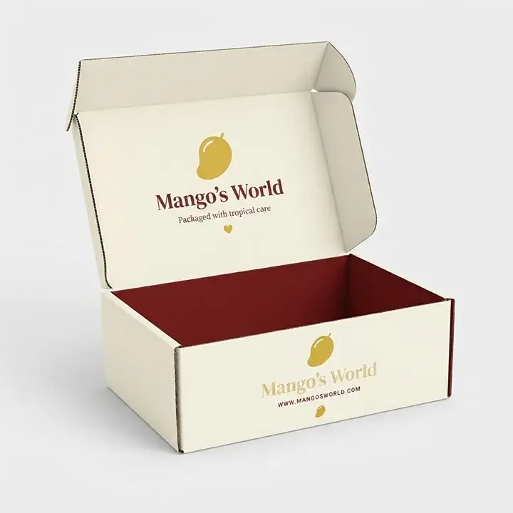 Roll-over flap tuck-front mailer box with a reinforced front closure