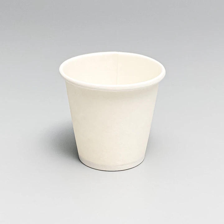 Small disposable paper cup for samples