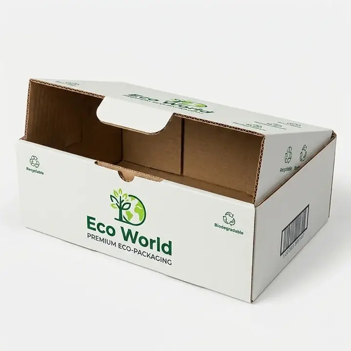Self-locking mailer box that assembles quickly without extra tape