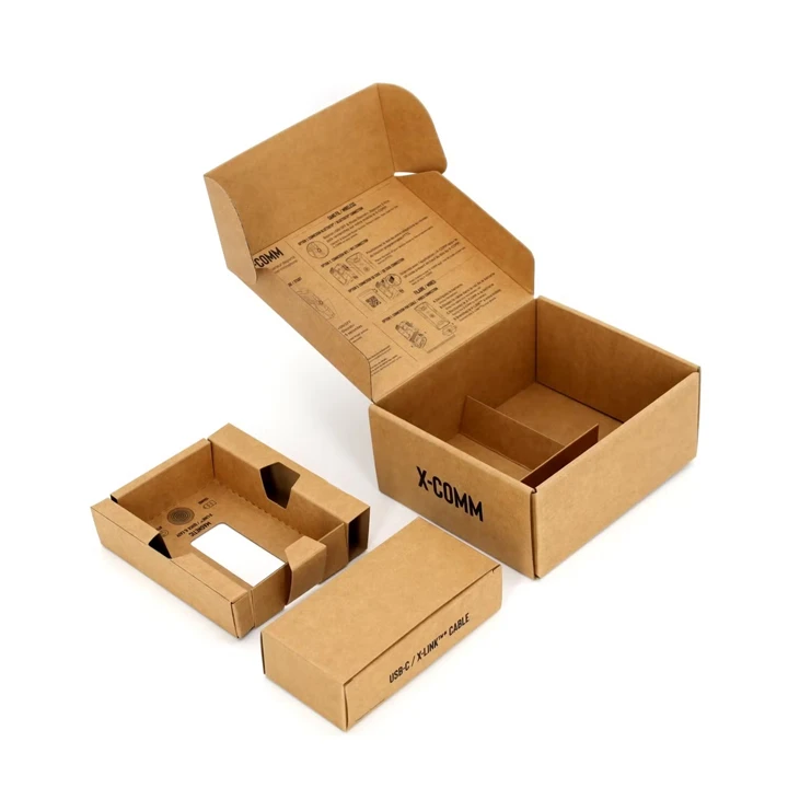 Printed smartphone box with sleek finish